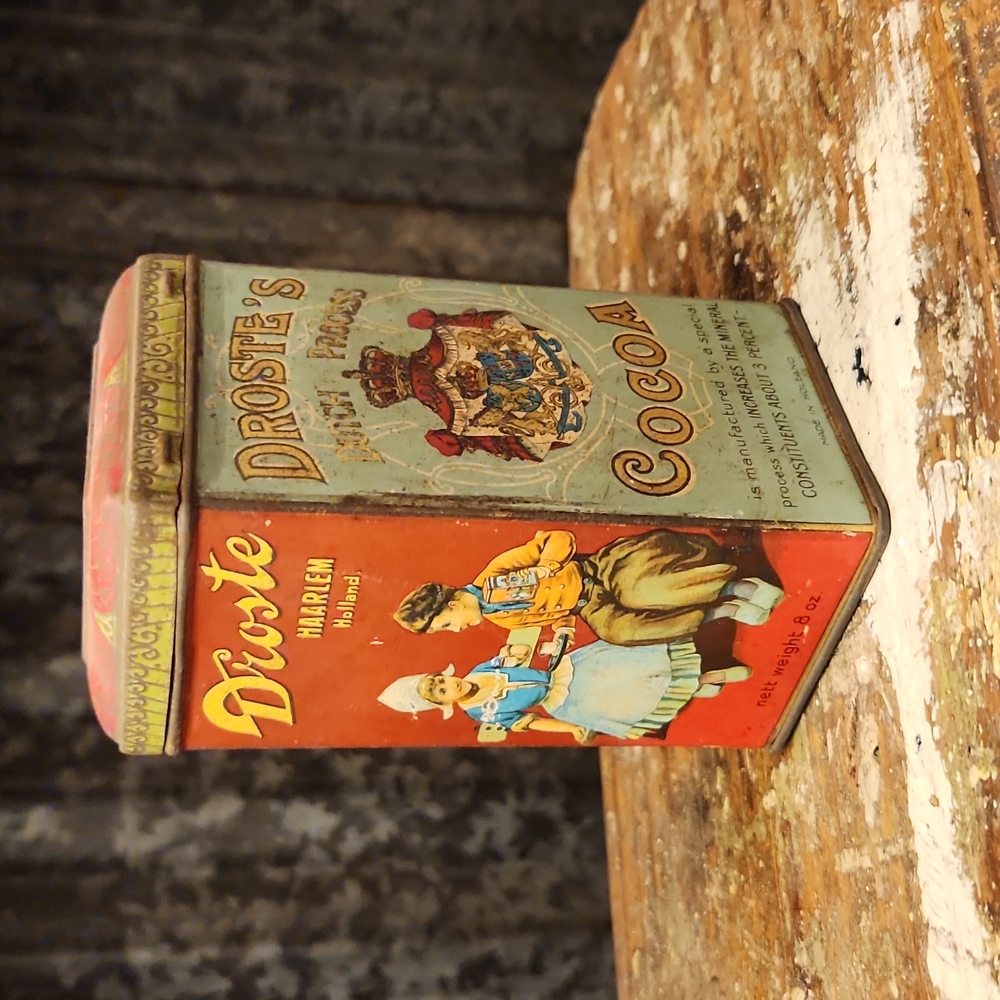 1904 Droste's Cocoa Can